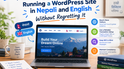 Bilingual WordPress website in Nepali and English with translation, SEO, consistency, and global audience features.