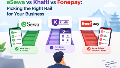 eSewa vs Khalti vs Fonepay comparison for businesses in Nepal